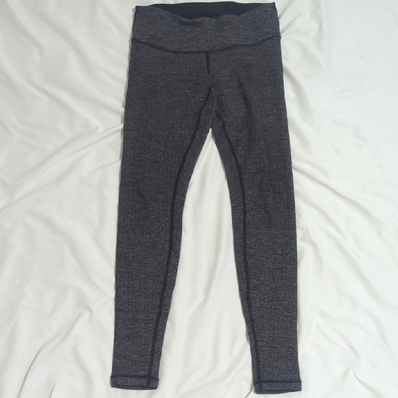 Lululemon Wunder Under Low-Rise Tight *28", Color Heathered Herringbone Size 6 - Picture 5 of 16